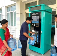 Máquina Expendedora de Agua Pura, Máquina Expendedora Automática de Agua con Hielo, Máquina Expendedora de Agua Purificada para Venta