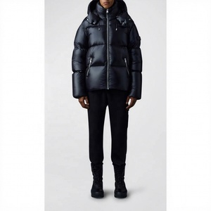 Custom Oversized Duck Down <b>Jacket</b> Winter Clothing Coat <b>Camo</b> Print Ultra Light Weight Feather Casual Black Logo Printed NylonMen - Product Image 2