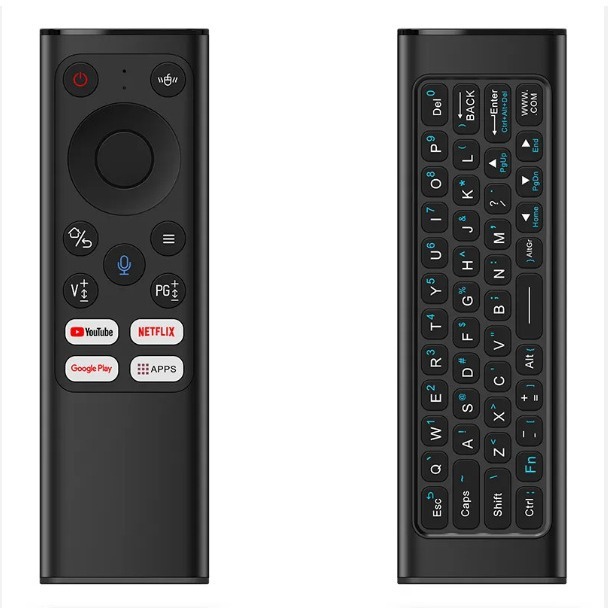 X9 Automatic Air Mouse Remote Control Keyboard Aluminium Alloy Shell Voice Assistant 2.4G Wireless Receiver Waterproof USB