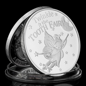 Funda protectora de técnica chapada en monedas coleccionable de Hada de los dientes de fantasía, regalo incluido para exhibir o presentar a los niños - Product Image 5