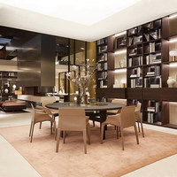 Chaise de salle à manger en cuir de style nordique italien, mobilier de salle à manger, chaise de réception d'hôtel, chaise de négociation de bureau en cuir de selle