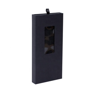 Customized Black Color Hot Foil Stamping Hard Cover OEM <strong>Cell</strong> <strong>Phone</strong> Case Packaging <strong>Box</strong> and Velvet Inlay - Product Image 5