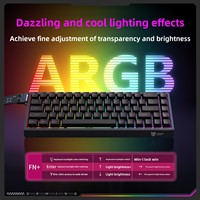 Clavier mécanique sans fil USB ONIKUMA MT603 Tri-mode, nouvelle réponse ultra-rapide, taille standard, rétroéclairage 7-RGB, Hot Swap