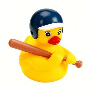 Promo Jouets en Gros pour Enfants : Jouets de Bain et de Jeu Aquatique, Petits Canards Jaunes en Forme de Baseball - Product Image 2