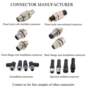 IP67 Sensor de níquel a prueba de agua Enchufe de aviación industrial M12 5pin Macho Hembra Cable Conectores circulares Conexiones de cable - Product Image 6