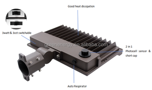 120-347V CETL <span class=keywords><strong>LED</strong></span> All-In-One Floodlight <span class=keywords><strong>Yoke</strong></span> & SlipFitter Trunnion dağı İnce projektör 150w 200w 240w 140lm/w kanada pazarı - Product Image 2