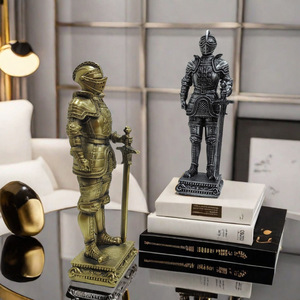 Splendidamente realizzato cavalieri medievali europei arredamento per <span class=keywords><strong>la</strong></span> casa decorazione ufficio in resina artigianato - Product Image 1