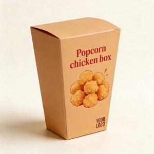 Factory Wholesale Food <b>Box</b> Takeout Packaging <b>Box</b> Chicken Chops Fried Go <b>Burger</b> Folders Custom French Fries Catering Container - Product Image 4