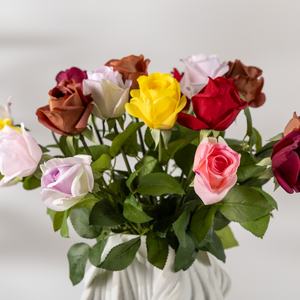 ดอกกุหลาบเคทประดิษฐ์ ทำด้วยมือ เป็นมิตรกับสิ่งแวดล้อม สัมผัสเหมือนจริง ทนทาน สวยงาม ทันสมัย เรียบง่าย ดอกกุหลาบออสเตน แจกันตกแต่งบ้าน ของขวัญวันแม่ - Product Image 5