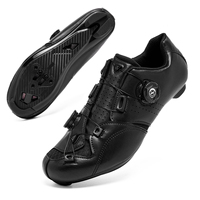 Chaussures de cyclisme sur route unisexes à coupe basse, double boucle rotative, empeigne en cuir perforé, compatibles avec les clips SPD-SL, grandes tailles, OEM