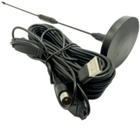 Antena de TV HD para Interiores y Exteriores, Receptor de Onda Terrestre, Sin Necesidad de Internet, para Áreas Urbanas y Rurales, con Cableado