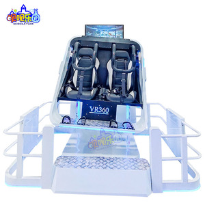 ダイナミック没入型バーチャルリアリティVr 2シータージェットコースター9d Vrチェア360シミュレーター屋内プレイゾーン用 - Product Image 1