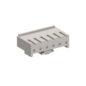 Conector automático de chapeamento de estanho tipo fêmea para exportação, caixa de wafer de marca italiana de alta qualidade segura de 3.96 mm