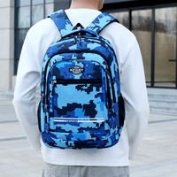 Sac à dos pour ordinateur portable de 17,3 pouces, résistant à l'eau, Oxfod, multi-compartiments, sac d'école, de voyage, pour hommes