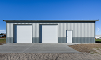 Entrepôt préfabriqué moderne en ossature légère en acier avec des connexions haute résistance pour le stockage