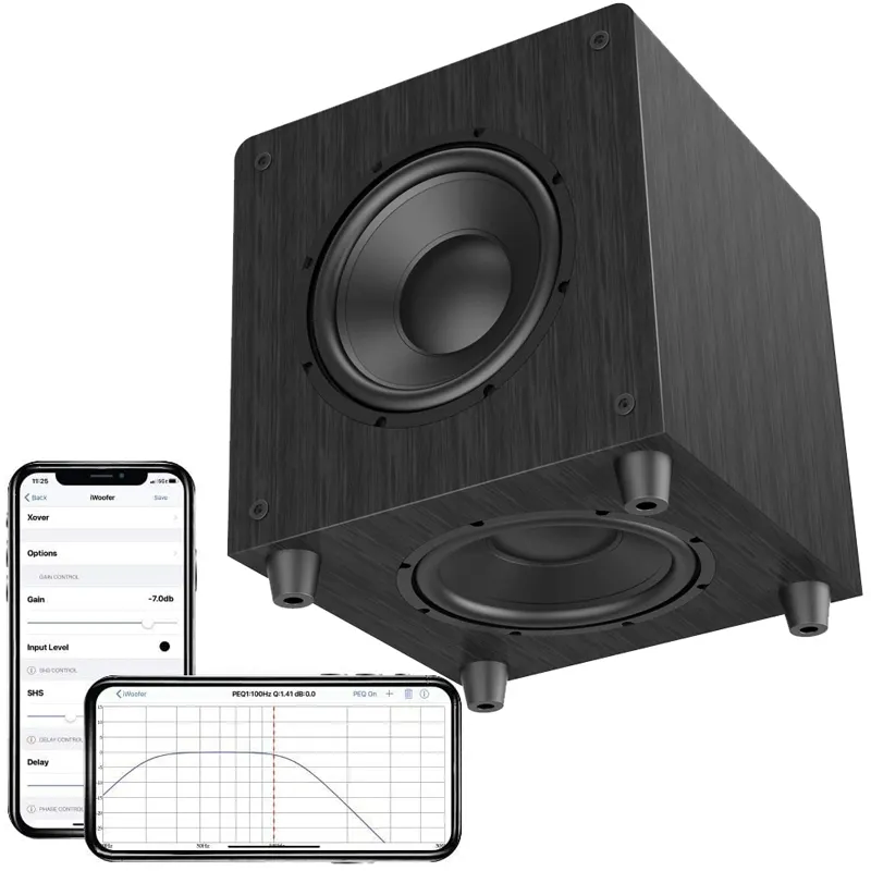 600 Watt Max. Angetriebene Subwoofer für Heimkino Verwenden Sie einen 12-Zoll-Digitalverstärker mit Front feuer und dynamischem Subwoofer in China