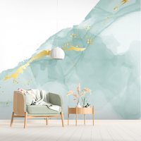 Papier peint vinyle PVC moderne texturé en relief, imprimable, résistant à l'humidité, rouleau de 50 m, facile à retirer, compatible UV/Latex/Eco-Solvent pour murs