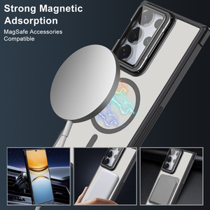 เคส S26ใสสำหรับ <span class=keywords><strong>Samsung</strong></span> Galaxy, เคสแม่เหล็กโปร่งแสงพร้อมขาตั้งกล้อง S26 S25ขอบ <span class=keywords><strong>FE</strong></span> - Product Image 2