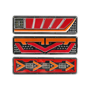 12/24v Led camion feu arrière remorque trafic étanche feux d'avertissement coulant <span class=keywords><strong>Signal</strong></span> lumineux camion arrêt frein feu de recul - Product Image 1