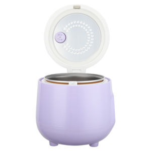 Cuisinière à riz électrique mignonne, mini, en plastique et acier inoxydable, antiadhésive, 1,6 L, avec spatule et tasse à mesurer, usage domestique, 350 W - Product Image 4