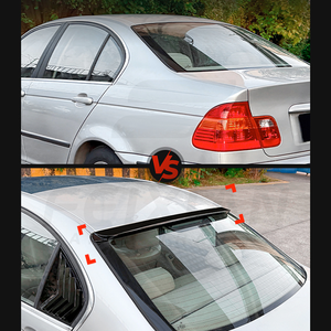 Pour <span class=keywords><strong>BMW</strong></span> Série 3 E46 <span class=keywords><strong>4</strong></span> portes 1998-2004 Aileron arrière agressif <span class=keywords><strong>de</strong></span> style M3 Déflecteur FEIXIAN - Product Image 6