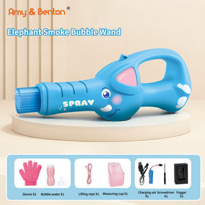 Varitas de burbujas de niebla mágicas con forma de elefante, máquina automática eléctrica de burbujas con luces y música, <span class=keywords><strong>juego</strong></span> de verano de burbujas de niebla - Product Image 1