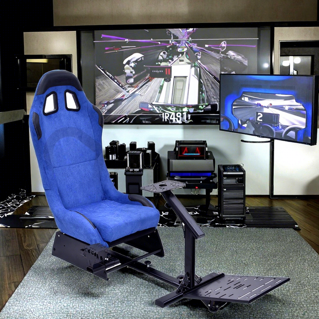 GY025-2 ODM OEM Sedentary Not Tired Full Motion Car Race Car Simulator Driving Sim Rig Racing Seat Game Cockpit for logitech G25
