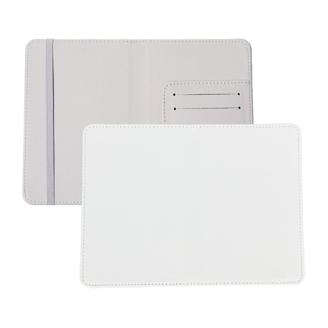 Double Sides Printable Colorful Sublimation Blank PU Leather Travel Passport Card Holders Cover