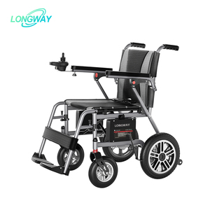 Silla de ruedas eléctrica automática inteligente de lujo portátil ligera con batería de litio para discapacitados o ancianos - Product Image 1