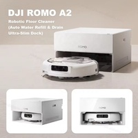 2026 BARU DJI Flagship ROMO P2 A2 AI Robot Vacuum Cleaner Asli dengan Daya Hisap 36.000Pa, Lengan Robot Ganda, dan Penghindaran Rintangan