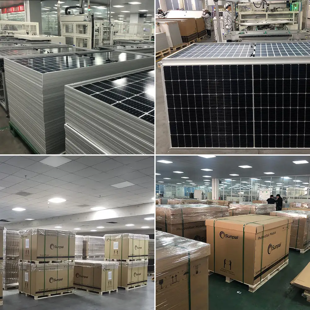 Reasonable Price Monocrystalline Sunpal Hjt 500w 580w 600w 650w Solar Panels China Price Eu Warehouse