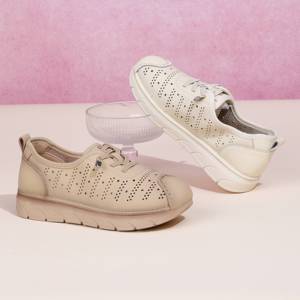 <span class=keywords><strong>Chaussures</strong></span> en toile pour femmes, personnalisables en gros, à semelle épaisse blanche, rehaussantes, décontractées, à lacets, style chunky - Product Image 1
