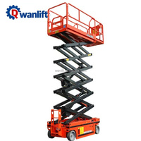 Plateforme élévatrice à ciseaux portable 12m 14m 16m, élévateur à ciseaux mobile, plateforme de levage hydraulique, vente directe d'usine