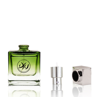 Botol parfum persegi, botol parfum kaca wangi, botol kaca mewah, botol parfum persegi, 30ml 50ml 100ml
