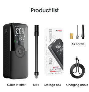 पावर बैंक फ़ंक्शन वायरलेस कार एयर कंप्रेसर इलेक्ट्रिक टायर 5200 साथ वायरलेस कार एयर कंप्रेसर इलेक्ट्रिक टायर इंफ्लेटर्स - Product Image 6