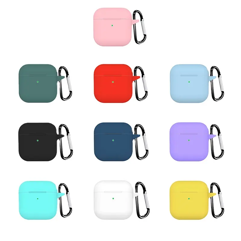 Mini case for Pro4 pro5 Case Solid color Protective Silicone Earphone Cover for Pro 4 mini Cover Fundas