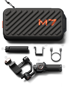 Vente Flash : Stabilisateur <span class=keywords><strong>Hohem</strong></span> M7/M7 KIT avec télécommande tactile détachable et suivi IA magnétique avancé pour la prise de vue de vlogs - Product Image 2
