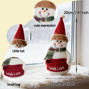 Adornos Navideños <span class=keywords><strong>de</strong></span> Exterior Hechos a Mano <span class=keywords><strong>de</strong></span> la Marca BINGCHI, <span class=keywords><strong>Muñeco</strong></span> <span class=keywords><strong>de</strong></span> <span class=keywords><strong>Nieve</strong></span> <span class=keywords><strong>de</strong></span> Tela con Forma <span class=keywords><strong>de</strong></span> <span class=keywords><strong>Muñeco</strong></span> <span class=keywords><strong>de</strong></span> Dibujos Animados, 20x12cm, Duradero - Product Image 3