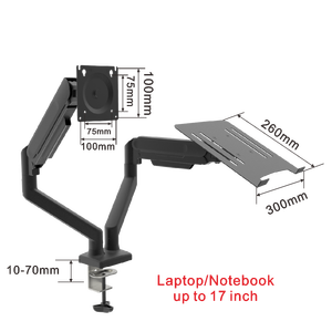 Di alta qualità 15-32 pollici Laptop e <span class=keywords><strong>PC</strong></span> <span class=keywords><strong>Monitor</strong></span> <span class=keywords><strong>braccio</strong></span> Stand 90 gradi angolo di inclinazione ufficio e uso domestico nuovo Stock - Product Image 3