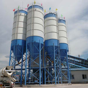 Silo di cemento alla rinfusa da 200 tonnellate soluzione di stoccaggio economica fornitori affidabili fabbricati impianto di betonaggio per 3000 tonnellate - Product Image 2