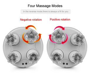 2025 VCT masseur de tête de cuir chevelu électrique Rechargeable Vibration Relaxation amélioration de <span class=keywords><strong>la</strong></span> Circulation sanguine Stimulation ciblée des cheveux - Product Image 4