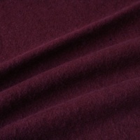 25 Neue Hochwertige Italienische Markenmode Ancora Roter Gewebter Doppelseitiger Alpaka-Merinowolle-Tweed-Stoff für Mäntel, Anzüge und Kleider