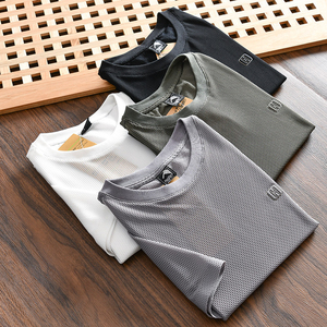 T-Shirt da Uomo alla Moda, 180 GSM, Taglia Ampia, Stile Casual e Sportivo, Manica Corta, Nuova Tendenza, Vendita all'Ingrosso - Product Image 5