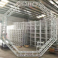 Igracelite - Sistema Modular Portátil de Iluminación para Escenarios, con Estructura Circular Curva de Aluminio Personalizada, para DJ, Bodas, Conciertos y Eventos