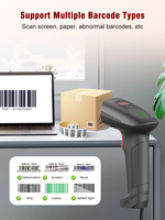 Nouveauté : Lecteur de codes-barres Luckydoor DS200, interface USB, lecteur de codes QR 2D PDF417, prix bas pour les points de vente, en stock