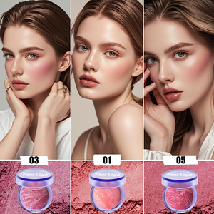 ไฮไลท์เตอร์บลัชออนเนื้อฝุ่น สูตรกันน้ำ ติดทนนาน เนื้อแมทท์ สีชัด  รับผลิตแบรนด์ส่วนตัว พร้อมโลโก้ฟรี - Product Image 4