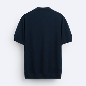 <span class=keywords><strong>Polo</strong></span> <span class=keywords><strong>Basic</strong></span> lavorata a maglia a maniche corte stile sblocco per l'uomo alla moda - Product Image 6