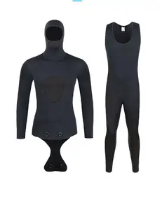 Precio Traje de buceo en seco Semi Natación dos piezas Trajes húmedos Trajes de neopreno de buceo de 5mm