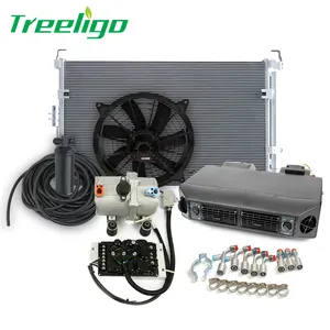 Universal Ac 12v Under Dash Kit A/C Electric Air Conditioning Kit For Truck Camper Small Classic Car