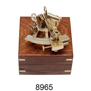 Le plus bas Prix Offre Spéciale En Laiton nautique Sextant Avec Boîte en bois Antique Fini Décoratif Sextant Pour La vente en gros - Product Image 3